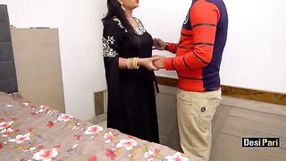 Desi Pari gets her pussy smashed by step-cousin with raw Hindi talk