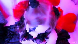 You better see this kinky clown blowjob and facial action!