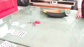 The husband lost a poker game to his friend and had to pay with his wife's pussy