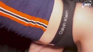 A cute stepsister woke me up with her blowjob and I fucked her hard