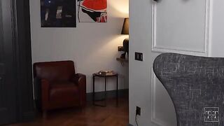 The annoying neighbor is disturbing me while I’m trying to have sex with my girlfriend
