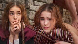 Hermione Granger accidentally uses a forbidden spell, leading to an unexpected intimate encounter