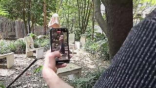 Colombian actress was recognized and fucked by an American on the street