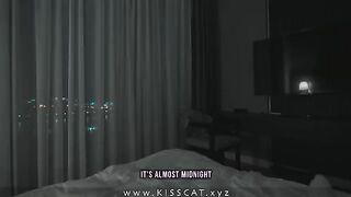 Sharing a bed with a steaming stepmom in a hotel room is the best