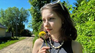 A handsome guy hooked a pretty Ukrainian girl and fucked her hard