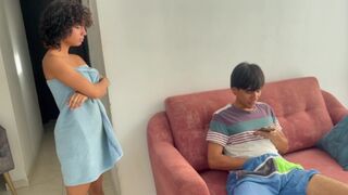 If you don't fuck me, I'll tell my stepdaddies you jerk off to my pics