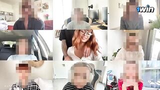 A cute teen got fucked on a zoom meeting and she loved it