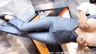 A slutty female teacher seduces her colleagues to fuck her