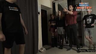 Real orgy with teachers and students in a Russian school