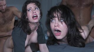 A first-time rough experience made her squirt like a fountain in intense HD