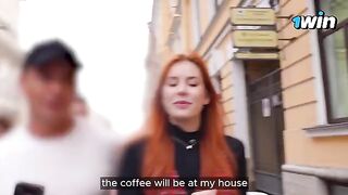 A busty girl got fucked by a YouTuber in the corridor and at his house