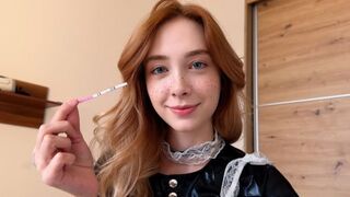 What to do if the maid is pregnant after a creampie? Fucking her hard again!