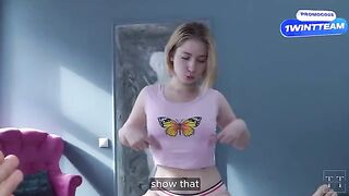Stepdad punishes stepdaughter for wasting money on blowjob classes