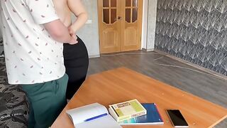 Hot and sexy MILF teacher fucks her student in a steamy encounter