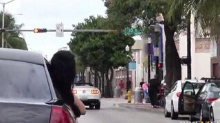 The young guy with his friends had an intense encounter with two passionate individuals