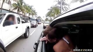 The young guy with his friends had an intense encounter with two passionate individuals