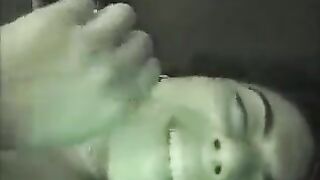 Homemade porn with a brunette woman and her boyfriend