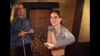 Hairy pussy porn with a small-breasted girl