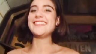 Hairy pussy porn with a small-breasted girl