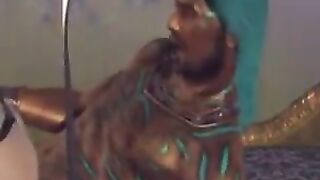 A cute brunette girl has a lot of pleasure with a big dick
