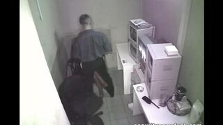 Camera in the workplace, secret photo shooting of sex
