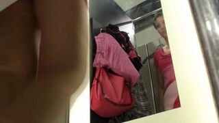 The man spied on a girl in the locker room of the shop