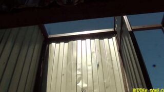 A woman was secretly shot at the beach cabin