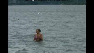 Outdoor group sex with Russian students and their friends in nature