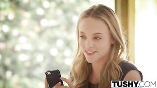 Man fucked in his ass by two students in threesome