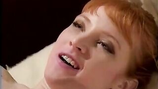 Nurses with huge tits have lesbian sex using a big strap-on dildo