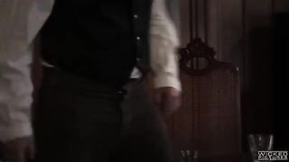 Fucked in the bar a girl in someone else's stockings