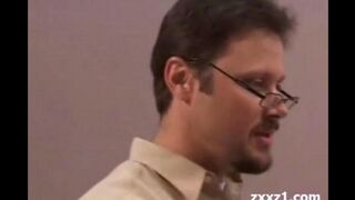 The teacher screwed student in mouth and cancer