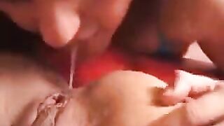 Two charming girls in anal sex with cowgirl pose