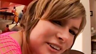 A sister is ready to anal sex with her brother and his friend