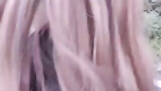 Babe was taken to the side at the bus stop and things got steamy