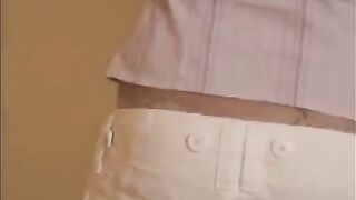A sports monster has sex with an Asian girl in the mouth