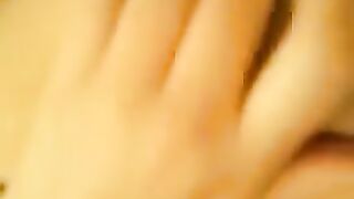 A beautiful girl got her pussy wet after a hot session