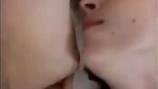 A girl agreed to have sex with her friend and his friend, the guys pleasured her