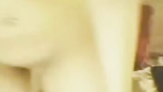 An Asian girl showed her holes in front of the webcam