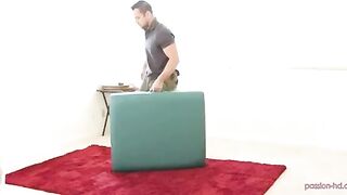 A masseur fucked a client on the massage table with oil, pure lust