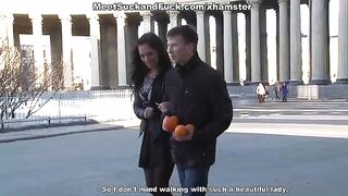 A woman has passionate sex after a romantic dinner with her lover