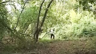 Girl was captured by a maniac in the forest and he took her