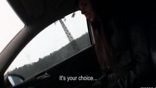 A cunning taxi driver made a proposition to his passenger for a blowjob