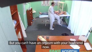The hidden camera was switched on in the gynecologist's office