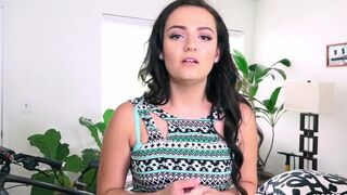 A young girl is having fun with a charming guy in HD