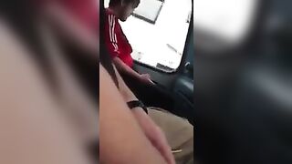 A guy almost came from jerking on the bus with a stranger