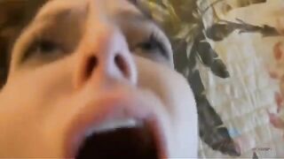 A man got his dick sucked at home and experienced a great orgasm