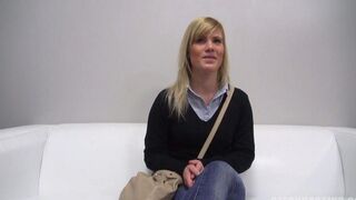 A young porn actress from the Czech Republic demonstrates her skills