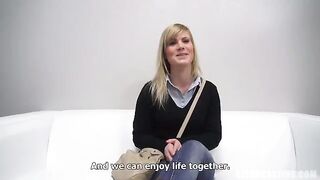 A young porn actress from the Czech Republic demonstrates her skills