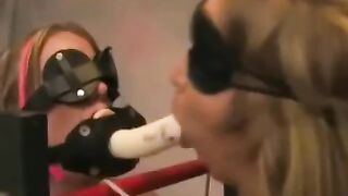 Bondage sex and lesbian games with a fierce attitude
